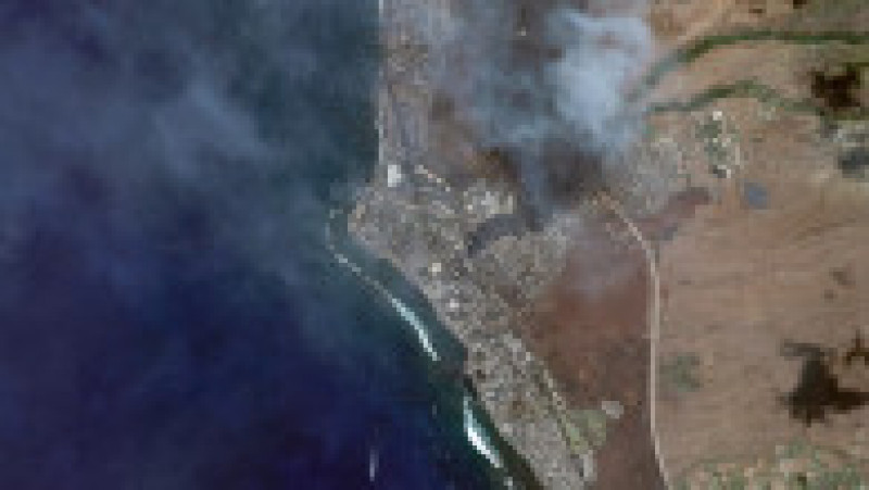 Incendiile din stațiunea Lahaina, insulele Hawaii, 9 august 2023. Sursa foto: Profimedia Images | Poza 11 din 23