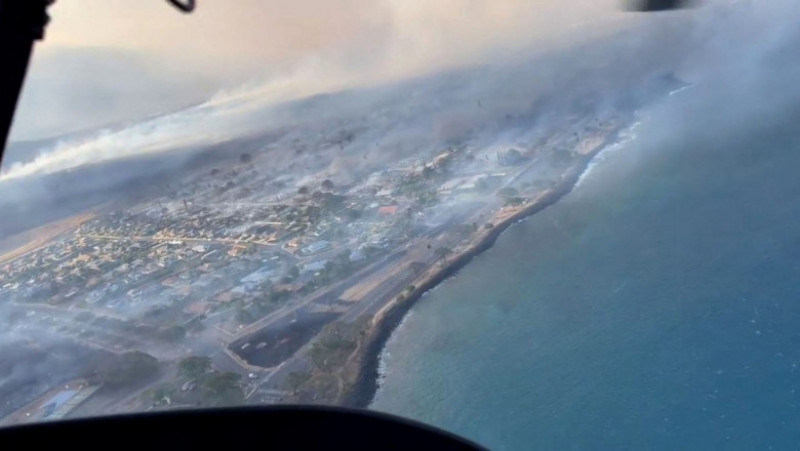 Incendiile au făcut ravagii în arhipelagul american Hawaii. FOTO: Profimedia Images