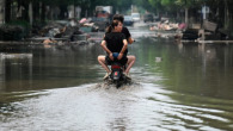  Bilanţul inundaţiilor din provincia Hebei, în nordul Chinei, s-a agravat la cel puţin 29 de morţi. FOTO: Profimedia Images | Poza 2 din 5