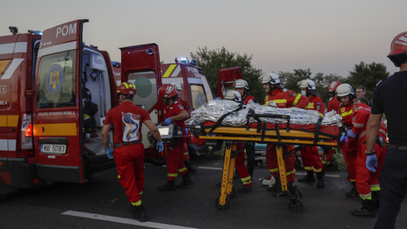 Doi oameni au murit în urma exploziei de la Crevedia. Foto: Inquam Photos/ Octav Ganea
