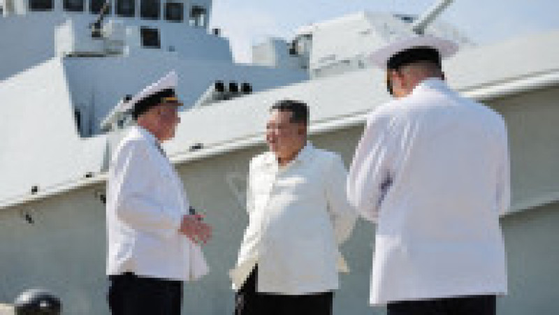 Kim Jong-Un a asistat la un test cu rachete strategice de croazieră. Foto: Profimedia | Poza 6 din 6