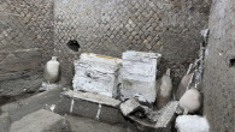 Un dormitor descoperit de arheologi într-o vilă romană de lângă Pompei arată cum trăiau sclavii în lumea antică. FOTO: Facebook Ministero della Cultura | Poza 6 din 6