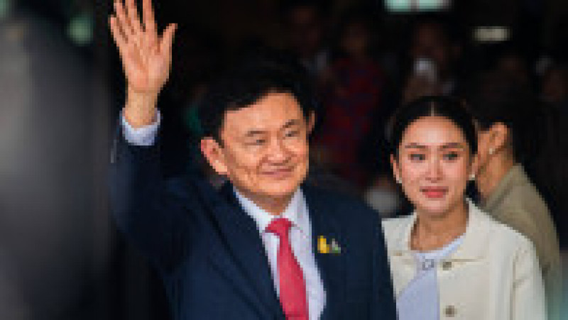 Fostul premier Thaksin Shinawatra s-a întors în Thailanda după 15 ani de exil. Foto: Profimedia | Poza 6 din 9