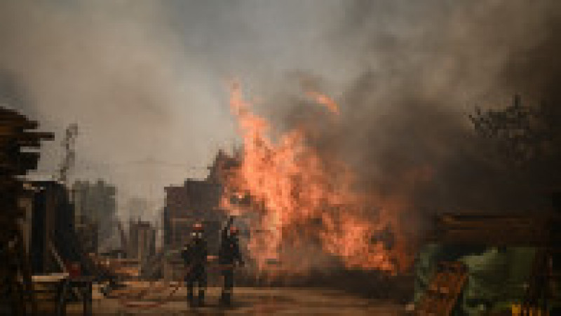 Pompierii greci au ordonat evacuarea unui district aflat în nordul capitalei Atena. FOTO: Profimedia Images | Poza 7 din 7