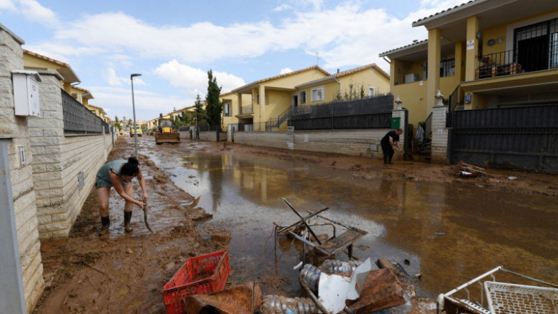Mare parte din Spania a fost devastată de ploi record în ultimele zile, FOTO: Profimedia Images
