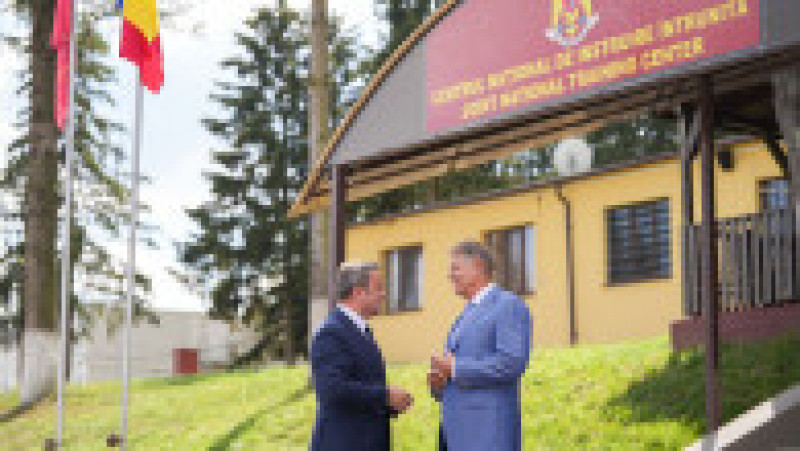 Klaus Iohannis, vizită la Centrul de Instruire Întrunită „Getica”, împreună cu Prim-ministrul Marelui Ducat al Luxemburgului, Xavier Bettel. Foto: Presidency.ro | Poza 4 din 7