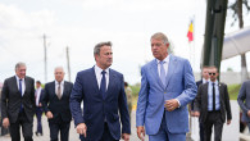 Klaus Iohannis, vizită la Centrul de Instruire Întrunită „Getica”, împreună cu Prim-ministrul Marelui Ducat al Luxemburgului, Xavier Bettel. Foto: Presidency.ro | Poza 5 din 7