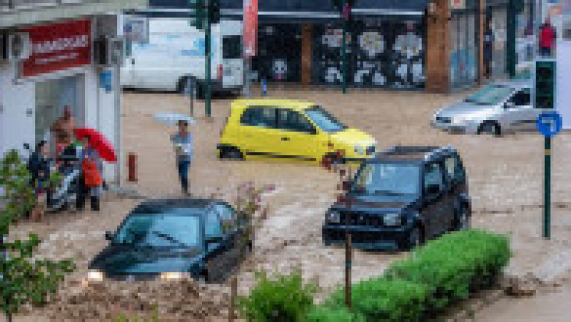 Furtuni puternice au lovit Grecia, Turcia și Bulgaria și au dus la inundații în care cel puțin șapte oameni au murit. FOTO: Profimedia Images | Poza 3 din 18