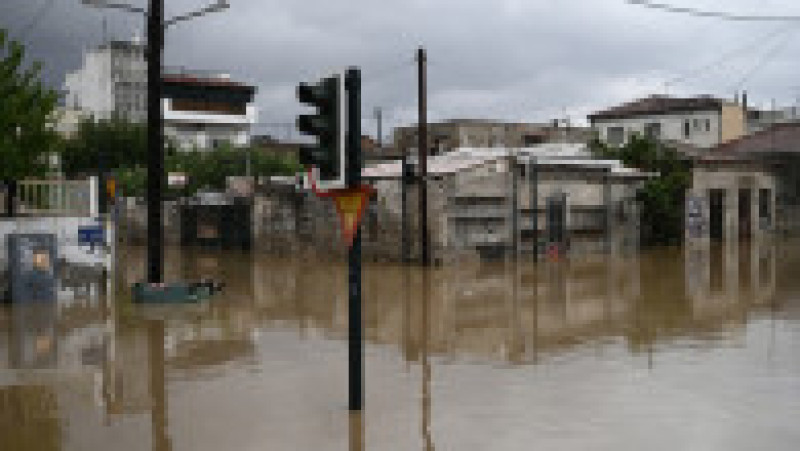 În Grecia s-au înregistrat precipitații record, aproape 800 de mm de ploaie în 24 de ore. FOTO: Profimedia Images | Poza 5 din 7