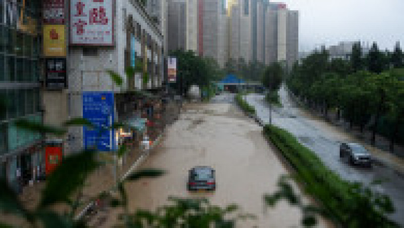 Hong Kong se confruntă cu inundații istorice. FOTO: Profimedia Images | Poza 8 din 14