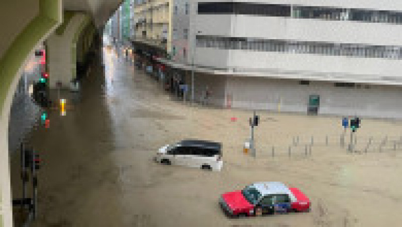 Hong Kong se confruntă cu inundații istorice. FOTO: Profimedia Images | Poza 1 din 14