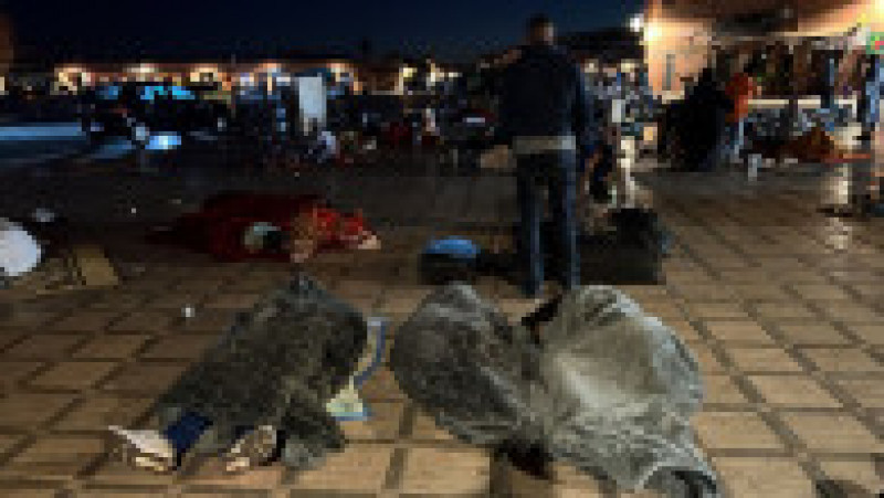 Peste 2.000 de persoane au murit ca urmare a cutremurului puternic cu magnitudine de 6,8 grade pe scara Richter ce a lovit Marocul în noaptea de vineri spre sâmbătă. Foto: Profimedia Images | Poza 8 din 16