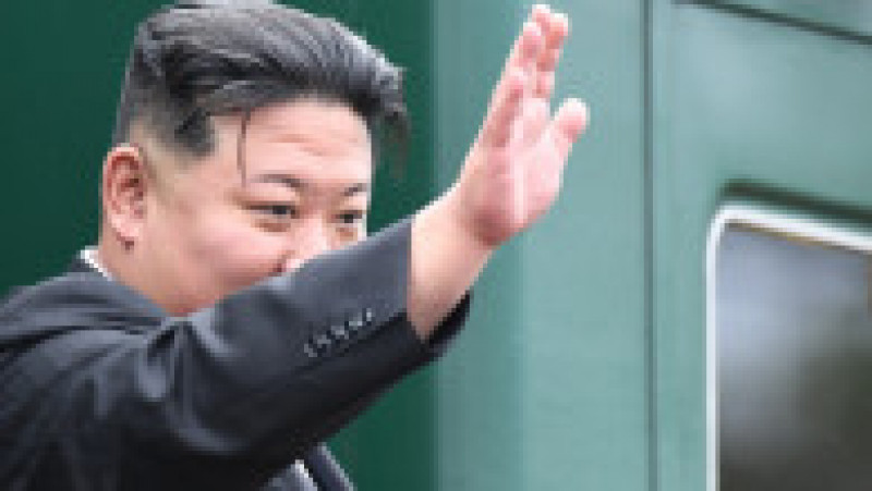 Liderul nord-coreean Kim Jong Un a plecat din Rusia, duminică. FOTO: Profimedia Images | Poza 9 din 13