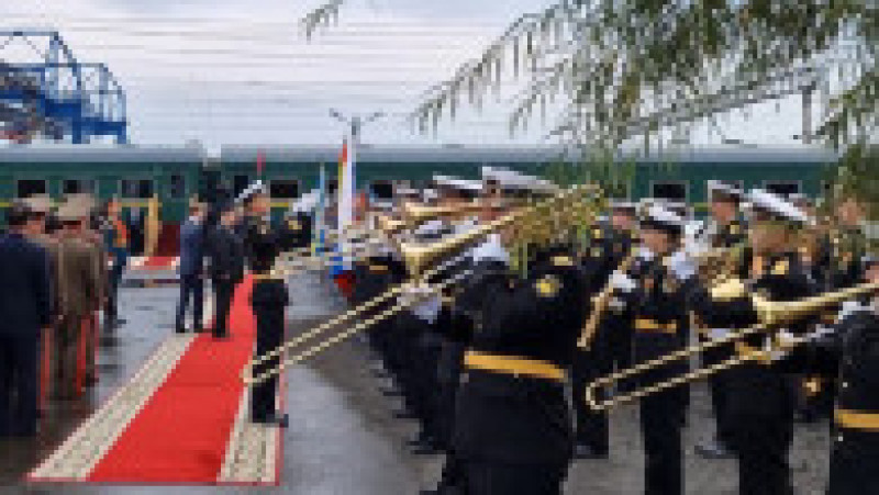 Liderul nord-coreean Kim Jong Un a plecat din Rusia, duminică. FOTO: Profimedia Images | Poza 3 din 13