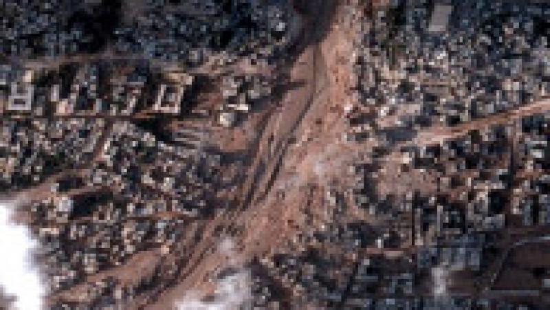 Amploarea dezastrului din Libia a fost fotografiată și din satelit. FOTO: Profimedia Images | Poza 3 din 24