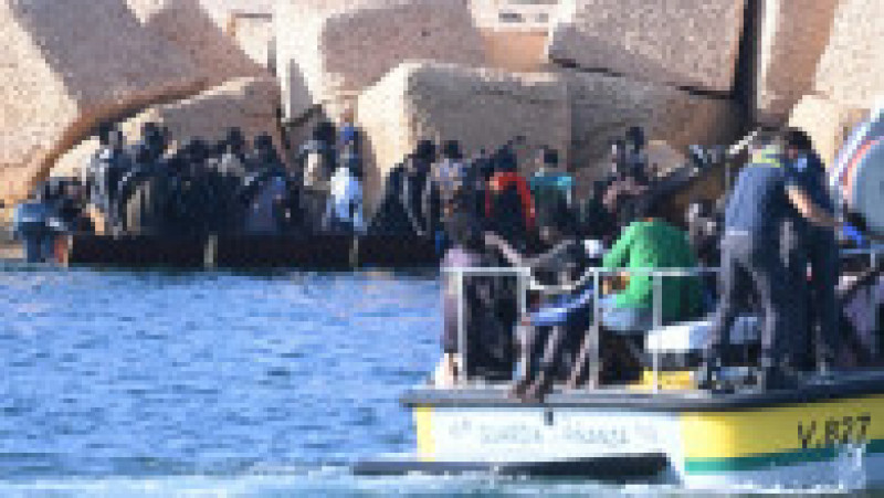 Haos în Lampedusa, asaltată de migranți. FOTO: Profimedia Images | Poza 17 din 20