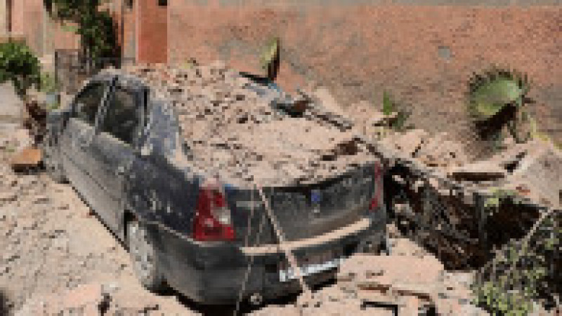 Peste 2.000 de persoane au murit ca urmare a cutremurului puternic cu magnitudine de 6,8 grade pe scara Richter ce a lovit Marocul în noaptea de vineri spre sâmbătă. Foto: Profimedia Images | Poza 3 din 16