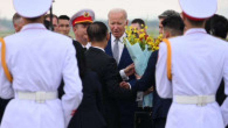Biden a încadrat această întărire a relaţiilor cu Vietnamul în reţeaua de alianţe pe care o ţese de la sosirea sa la Casa Albă. FOTO: Profimedia Images | Poza 3 din 11