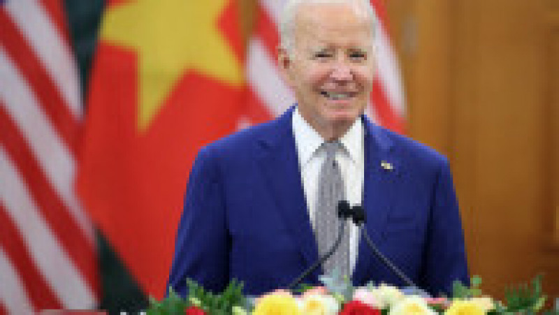 Biden a încadrat această întărire a relaţiilor cu Vietnamul în reţeaua de alianţe pe care o ţese de la sosirea sa la Casa Albă. FOTO: Profimedia Images | Poza 10 din 11