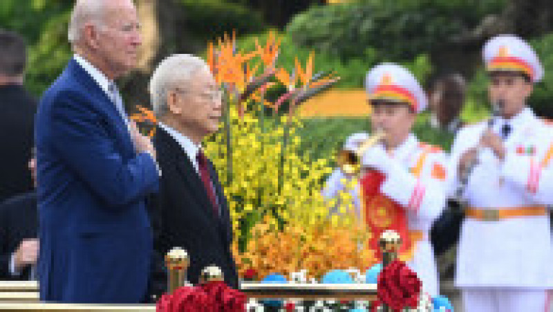 Biden a încadrat această întărire a relaţiilor cu Vietnamul în reţeaua de alianţe pe care o ţese de la sosirea sa la Casa Albă. FOTO: Profimedia Images | Poza 5 din 11