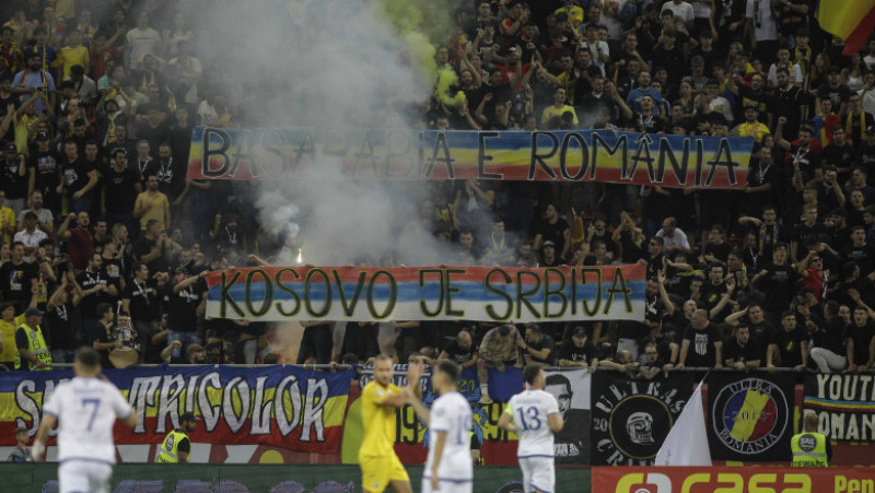 Jandarmeria Capitalei spune că organizatorul meciului este vinovat pentru incidentele de la România-Kosovo. Foto: Inquam Photos / George Călin