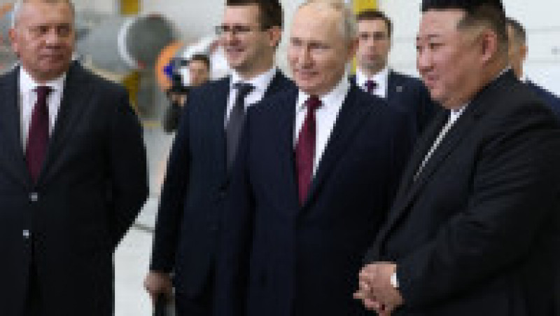Kim l-a invitat pe Putin să viziteze Coreea de Nord, iar președintele rus a acceptat. FOTO: Profimedia Images | Poza 4 din 24