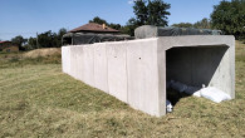 Adăposturile construite de armată au 10 metri lungime. Foto: MApN | Poza 7 din 7