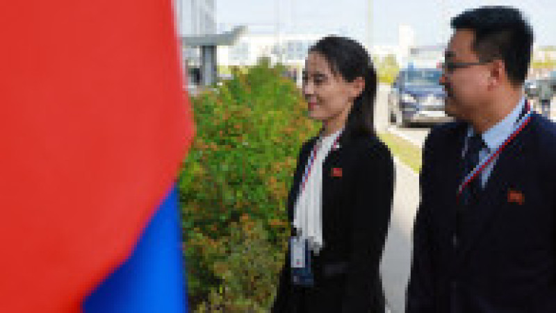 Momentul întâlnirii dintre Putin și Kim. Cei doi și-au strâns mâna 40 de secunde. Ce și-au spus cei doi. FOTO: Profimedia Images | Poza 13 din 24