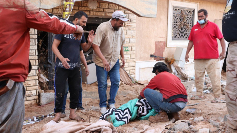  5.300 de morți după inundațiile catastrofale din Libia. Foto: Profimedia