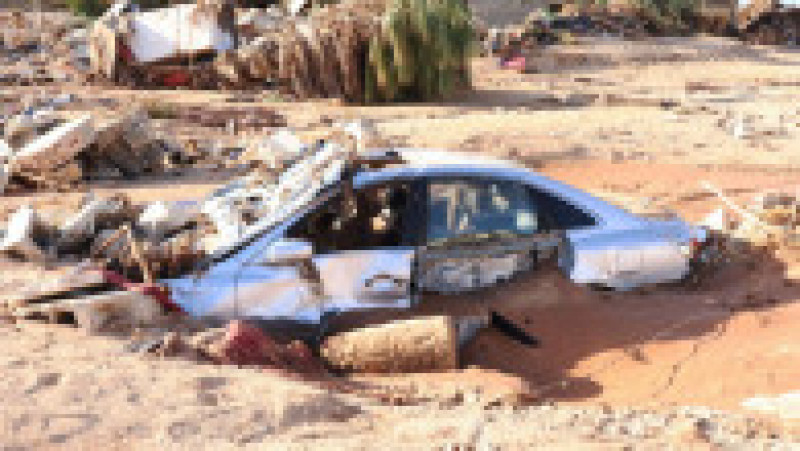 Apele mai calde ale mării, haosul politic şi infrastructura deficitară se află la originea efectelor devastatoare ale inundaţiilor recente care au ucis cel puţin 2.300 de persoane în Libia. FOTO: Profimedia Images | Poza 5 din 6