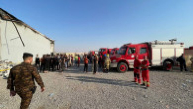 Tragedie la o nuntă din Irak. 100 de morți și 150 de răniți după un incendiu, sala a luat foc din cauza artificiilor folosite. FOTO: Profimedia Images | Poza 6 din 12