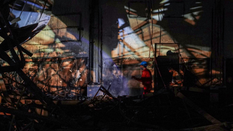Tragedie la o nuntă din Irak. 100 de morți și 150 de răniți după un incendiu, sala a luat foc din cauza artificiilor folosite. FOTO: Profimedia Images