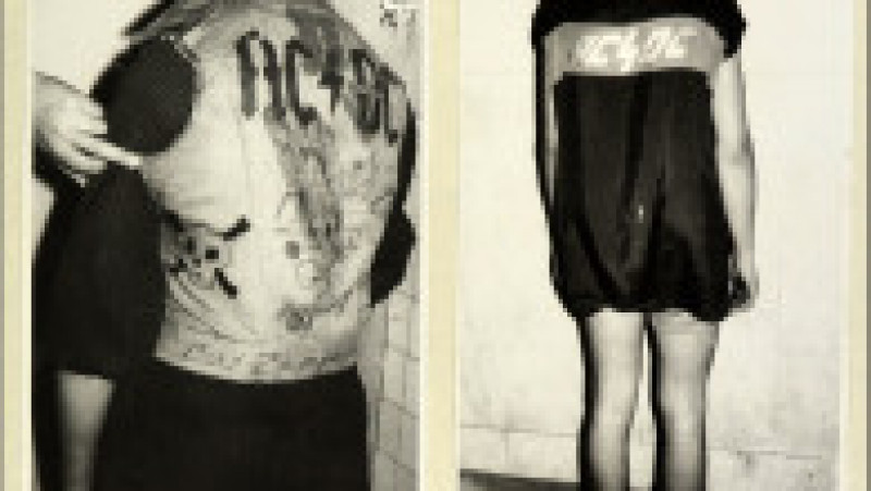 CNSAS prezintă imagini cu tineri din Bucureşti reţinuţi la finele anilor ’80 pentru atitudinea lor rebelă şi pentru că purtau haine pe care inscripţionaseră numele formaţiilor pe care le ascultau. FOTO: CNSAS | Poza 5 din 6