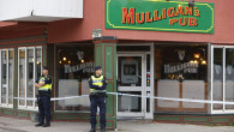 Două persoane au fost ucise într-un bar, în Sandviken, la 162 de kilometri nord-vest de Stockholm, în Suedia. FOTO: Profimedia Images | Poza 4 din 6