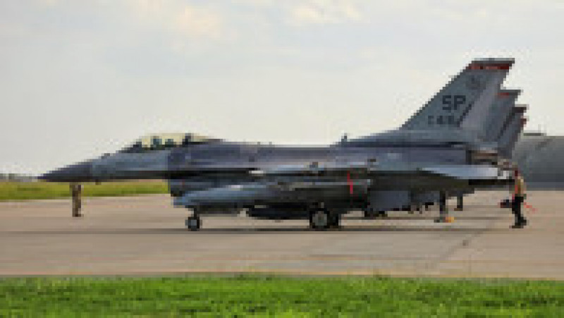 Avioane de luptă F-16 ale SUA au ajuns în România. Foto: MApN și Forțele Aeriene Române | Poza 11 din 11