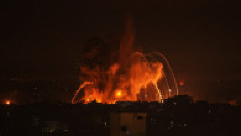 Distrugeri și bombardamente în Fâșia Gaza, unde armata israeliană a ripostat față de atacurile cu rachete și luptători palestinieni, conduși de Hamas în teritoriile Israelului. Foto: Profimedia Images | Poza 2 din 21