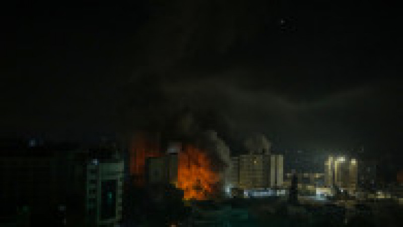 Distrugeri și bombardamente în Fâșia Gaza, unde armata israeliană a ripostat față de atacurile cu rachete și luptători palestinieni, conduși de Hamas în teritoriile Israelului. Foto: Profimedia Images | Poza 7 din 21