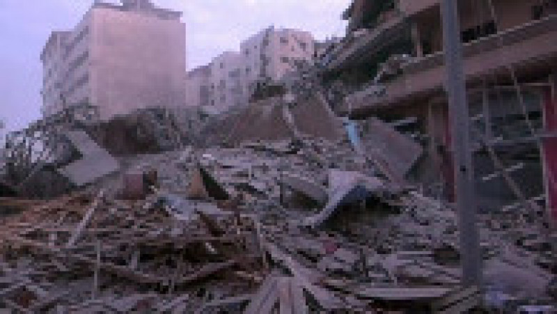 Distrugeri și bombardamente în Fâșia Gaza, unde armata israeliană a ripostat față de atacurile cu rachete și luptători palestinieni, conduși de Hamas în teritoriile Israelului. Foto: Profimedia Images | Poza 3 din 21