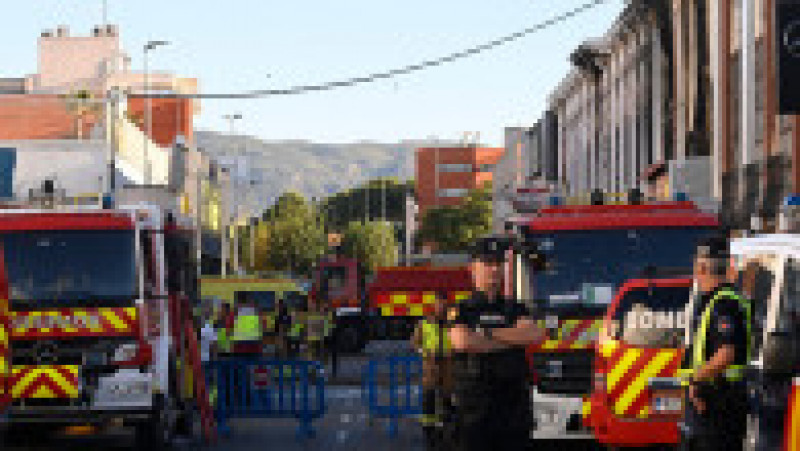 Bilanțul deceselor în urma incendiului care a distrus trei cluburi de noapte învecinate din Murcia, Spania, este așteptat să crească. Foto: Profimedia | Poza 5 din 9