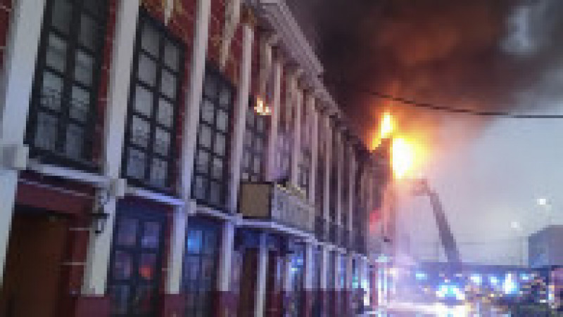 Bilanțul deceselor în urma incendiului care a distrus trei cluburi de noapte învecinate din Murcia, Spania, este așteptat să crească. Foto: Profimedia | Poza 3 din 9