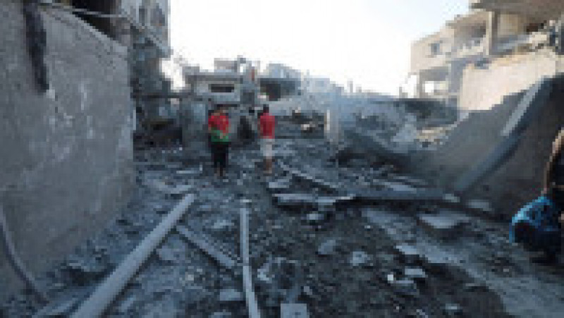 Imagini apocaliptice în Gaza după bombardamentele israeliene. Sursa foto: Profimedia Images | Poza 28 din 30