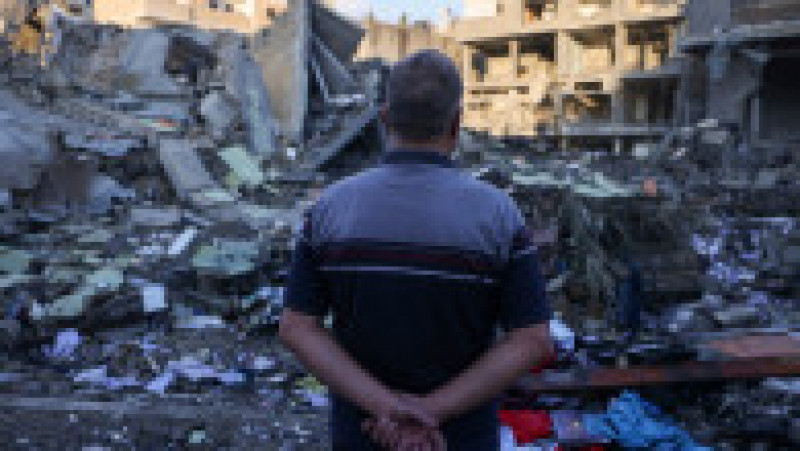Imagini apocaliptice în Gaza după bombardamentele israeliene. Sursa foto: Profimedia Images | Poza 2 din 30