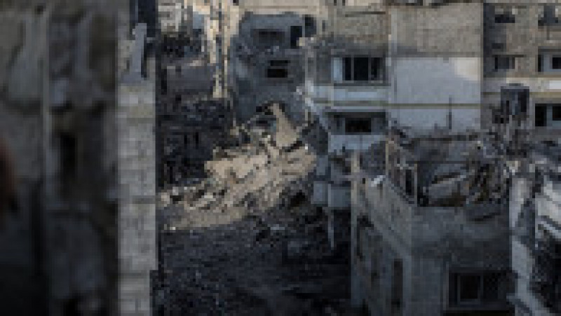 Imagini apocaliptice în Gaza după bombardamentele israeliene. Sursa foto: Profimedia Images | Poza 12 din 30
