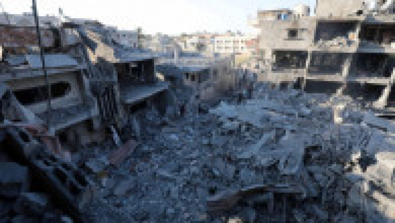 Imagini apocaliptice în Gaza după bombardamentele israeliene. Sursa foto: Profimedia Images | Poza 5 din 30