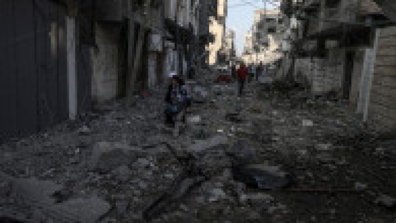 Imagini apocaliptice în Gaza după bombardamentele israeliene. Sursa foto: Profimedia Images | Poza 19 din 30