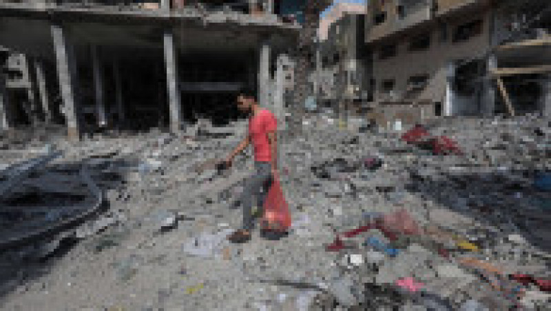 Urmările bombardamentelor israeliene din Gaza. Sursa foto: Profimedia Images | Poza 5 din 11