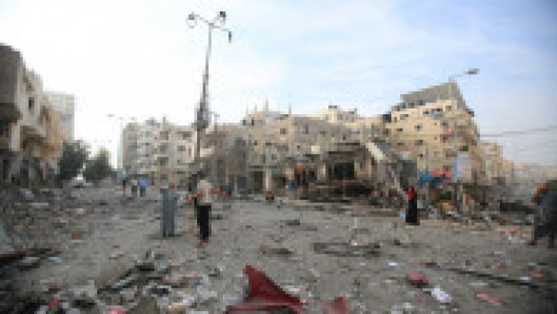 Urmările bombardamentelor israeliene din Gaza. Sursa foto: Profimedia Images | Poza 1 din 11