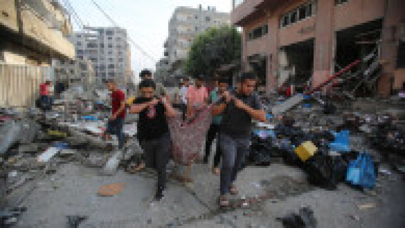 Urmările bombardamentelor israeliene din Gaza. Sursa foto: Profimedia Images | Poza 10 din 11