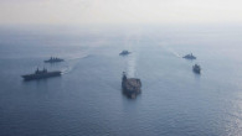 SUA au trimis cea mai mare navă de război din lume în Marea Mediterană. Sursa foto: Profimedia Images | Poza 18 din 39