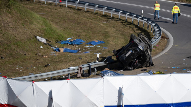 Şapte persoane au murit şi alte câteva au fost rănite într-un accident petrecut în Bavaria. FOTO: Profimedia Images 